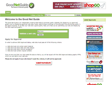 Tablet Screenshot of goodnetguide.org